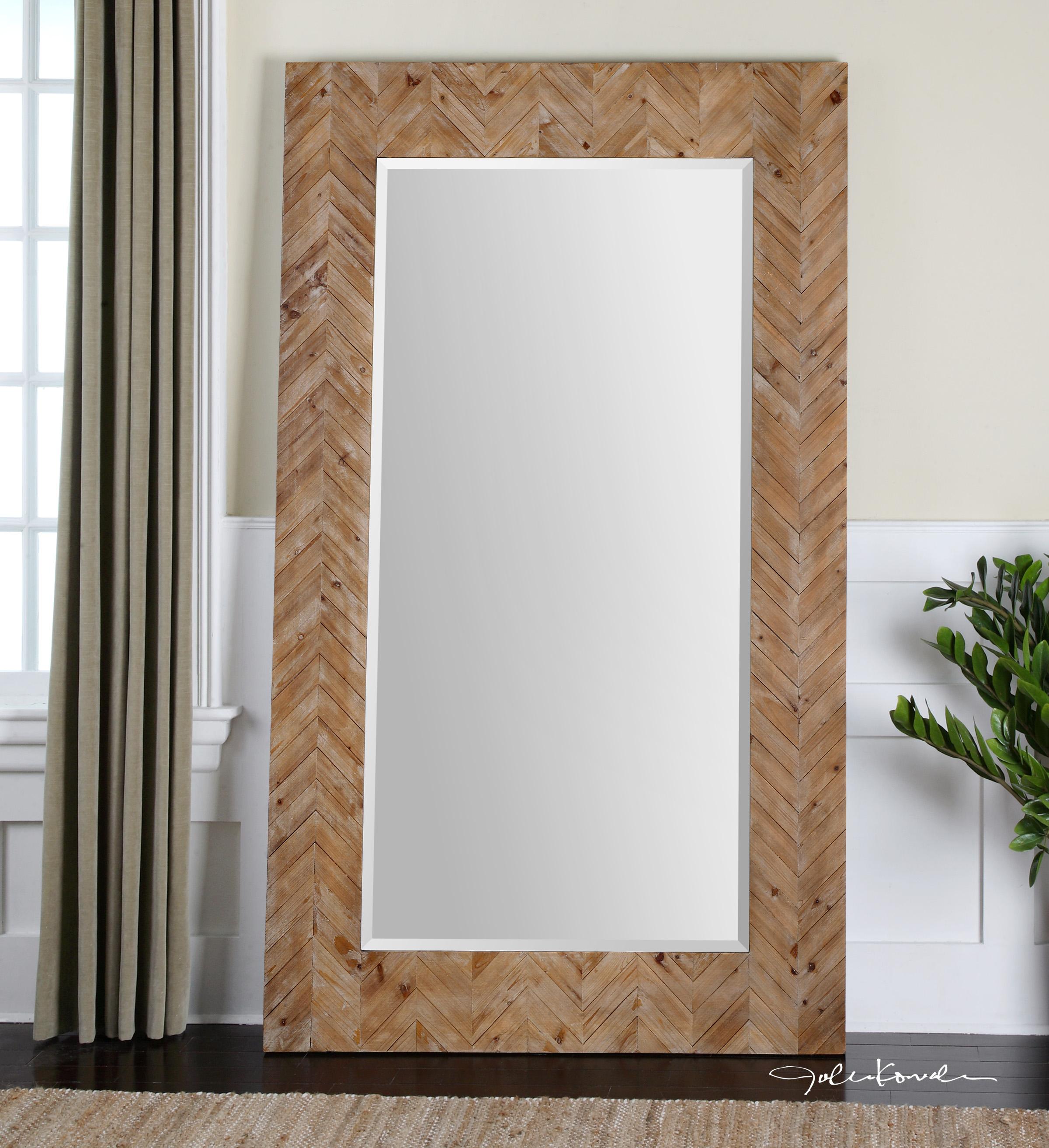 Uttermost Mirrors Demetria Oversized Wooden Mirror Story & Lee